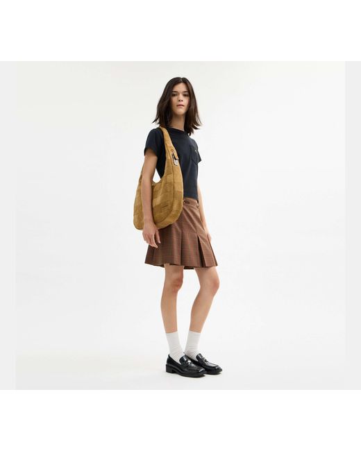 COACH Black Alter/Ego Large Crescent Shoulder Bag