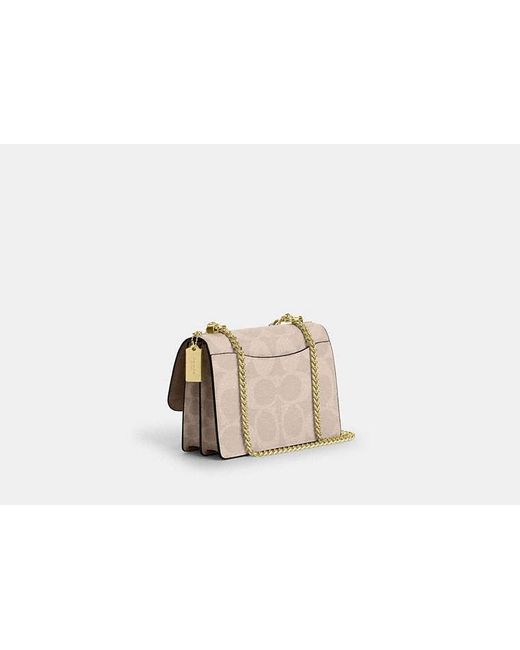 COACH Black Klare Crossbody Bag In Blocked Signature Canvas