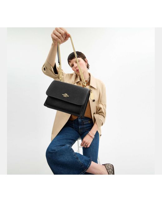 COACH Black Mini Klare Crossbody Bag
