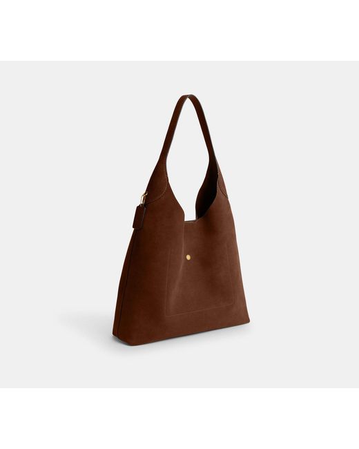 COACH Brown Brooklyn Shoulder Bag