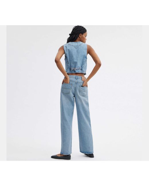 COACH Blue Loose Fit Jeans