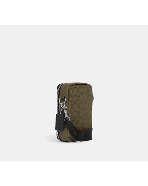 COACH Black Stanton Crossbody Bag for men