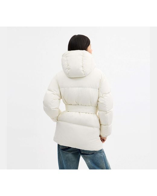 COACH Black Belted Puffer Jacket