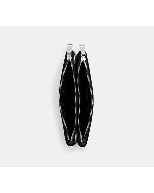 COACH Black Double Zip Crossbody