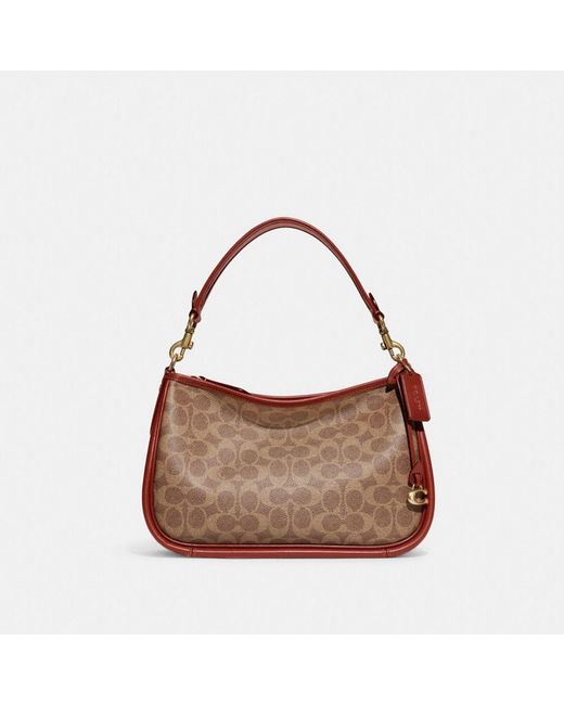 COACH Cary Crossbody In Signature Canvas in Brass/Tan/Rust (Brown) Lyst