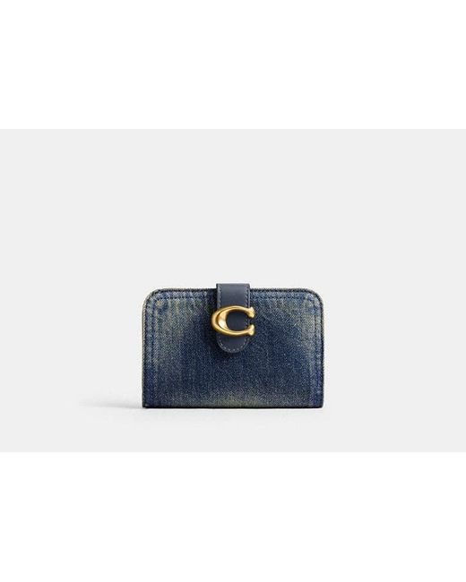 COACH Blue Tabby Wallet