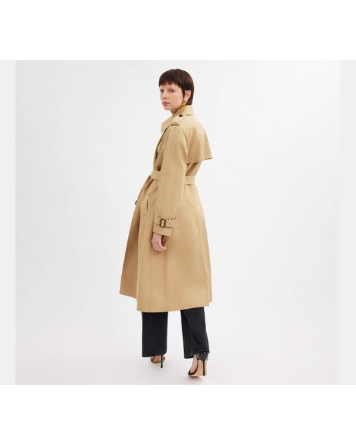 COACH Natural Relaxed Trench