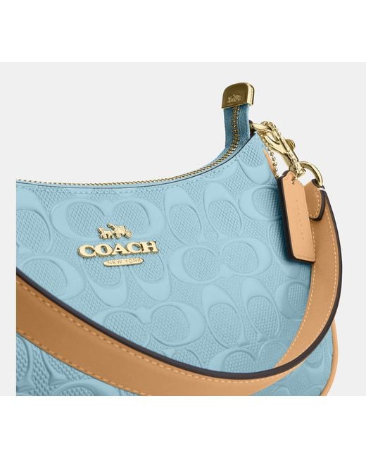 COACH Blue Teri Shoulder Bag