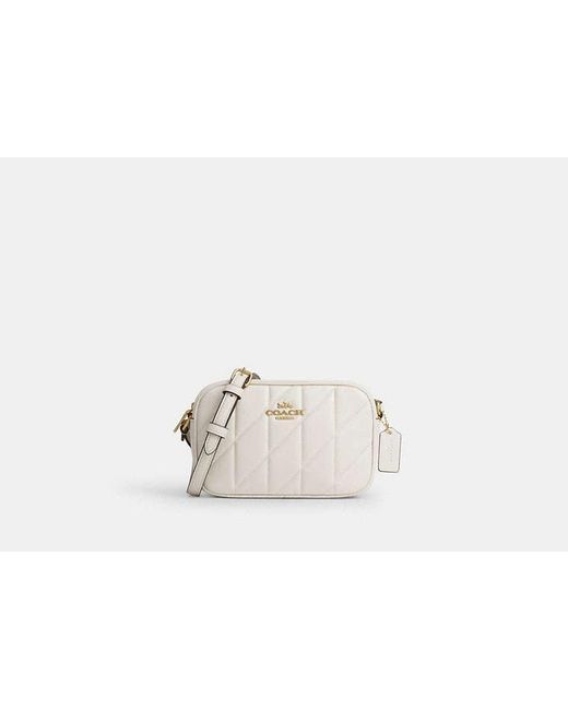 COACH Black Jamie Mini-Kameratasche Mit Steppung