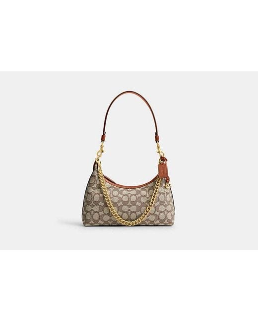 COACH Multicolor Juliet Shoulder Bag 25 In Signature Textile Jacquard