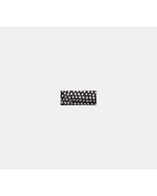 COACH Black Flat With Crystals