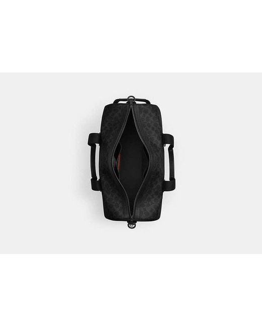 COACH Black Explorer Duffle Bag 45 for men