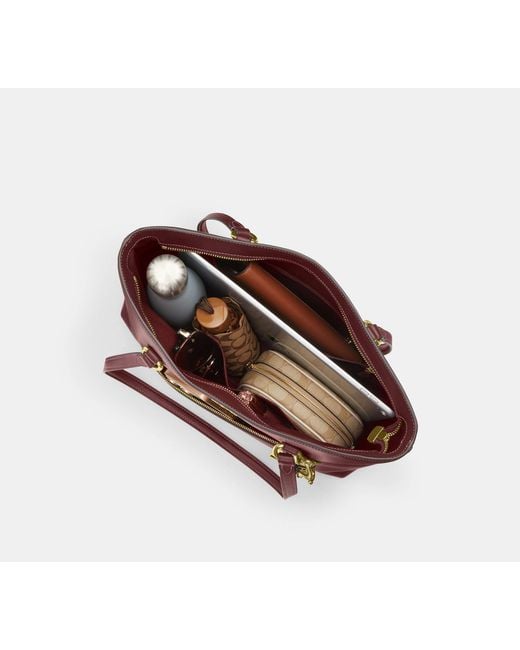 COACH Red Station Tote Bag