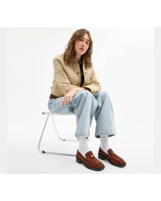 COACH Multicolor Square Toe Loafer