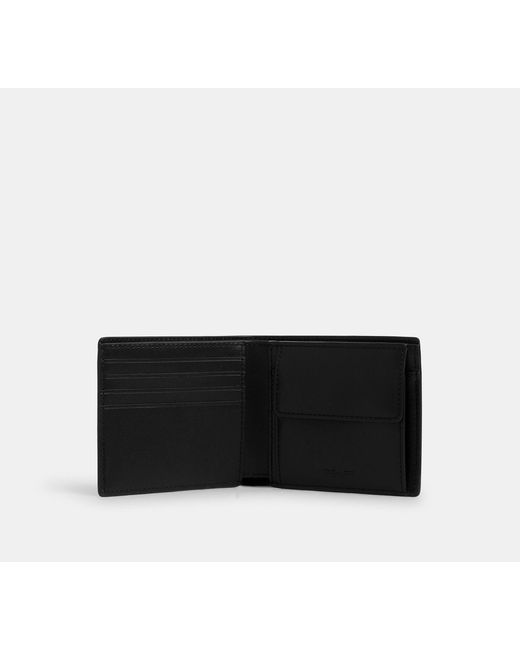COACH Black Coin Wallet for men