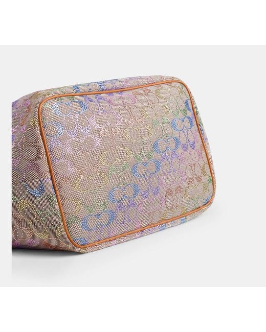 COACH Black Large Kisslock Frame Bag