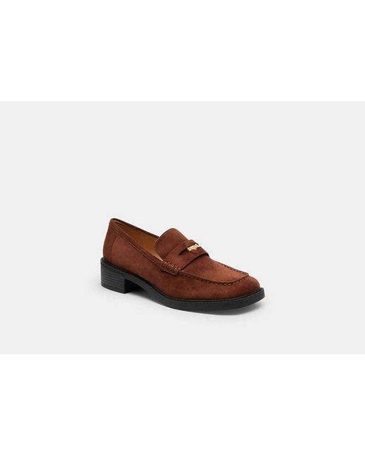 COACH Multicolor Square Toe Loafer