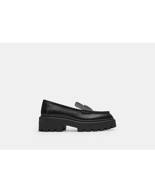 Mocassin Lucy En Pour Femmes, Taille COACH en coloris Black