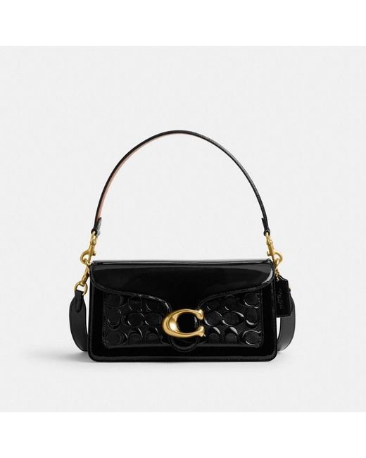 COACH Black Tabby Shoulder Bag 26 In Signature Leather