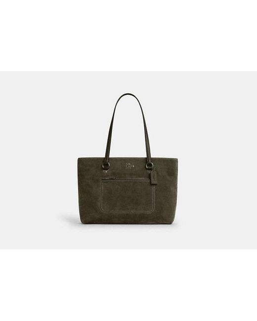 COACH Black Station Tote Bag