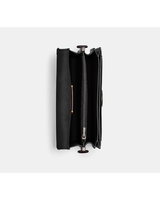 COACH Black Tabby 20 Leather Shoulder Bag