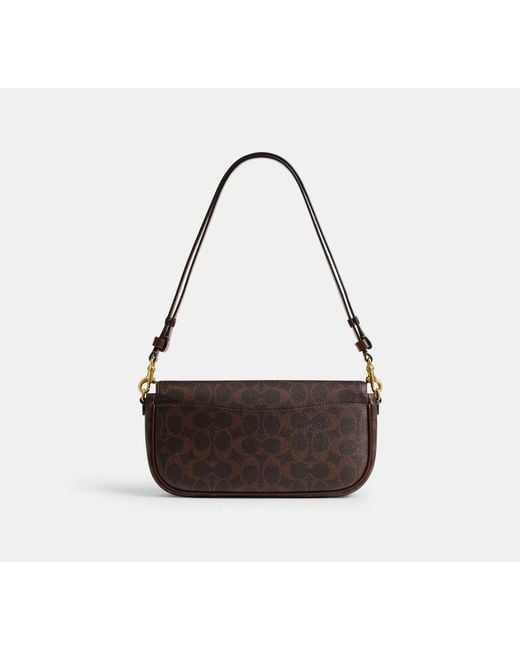 COACH Black Brook Flap Chain Bag