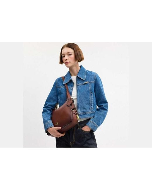 COACH Brown Ella Shoulder Bag