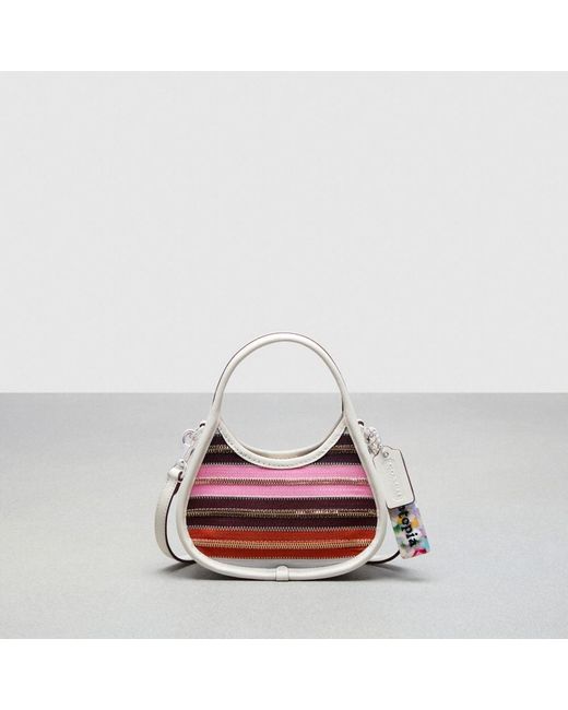 COACH Mini Ergo Bag With Crossbody Strap In Zipper Upcrafted Leather in