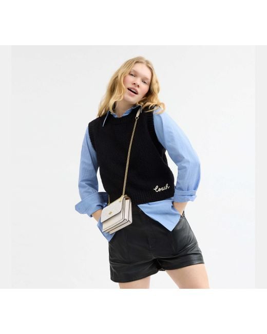 Mini Borsa A Tracolla Klare di COACH in Black