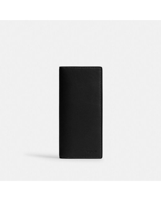 COACH Black Breast Pocket Wallet for men