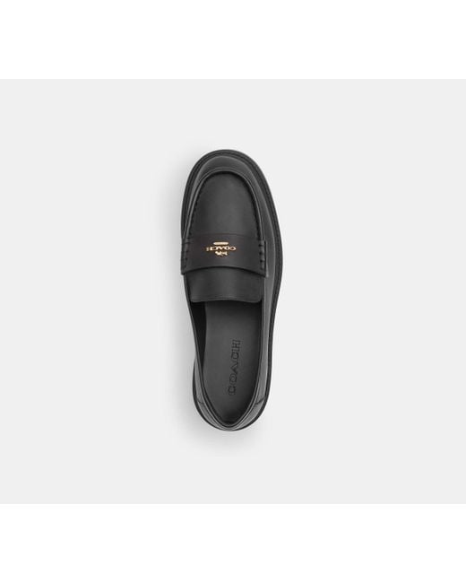 Loafer Lucy COACH de color Black