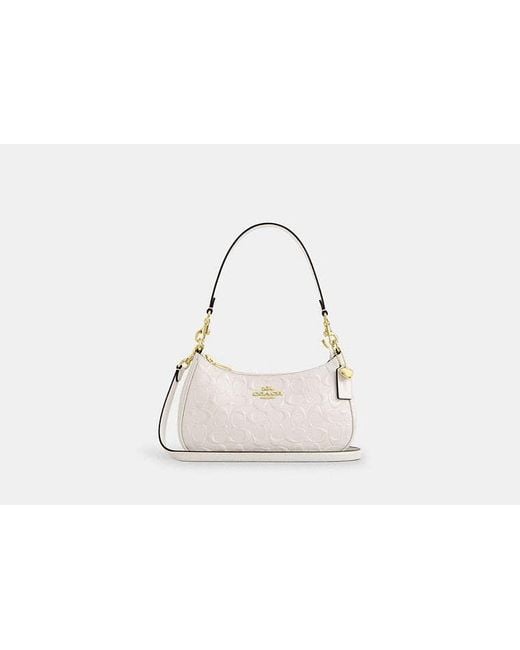 COACH Black Teri Shoulder Bag With Heart Charm