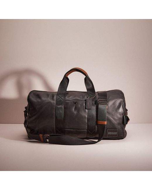 COACH Brown Restored Pacer Duffle 45 for men
