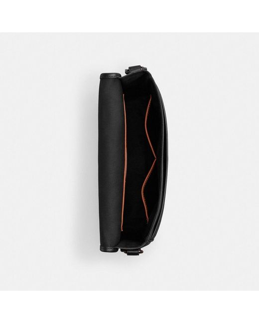 COACH Black League Messenger Bag for men