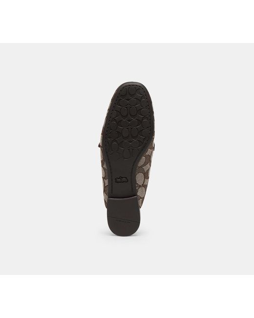 COACH Black Backless Loafer