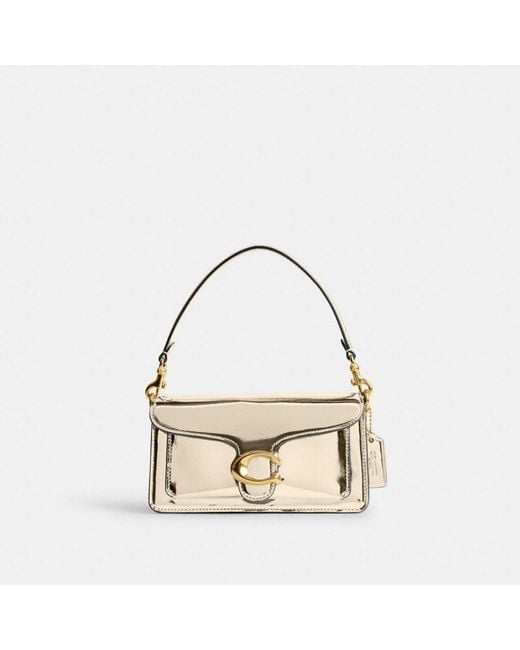 COACH Tabby 12 In Metallic | Lyst