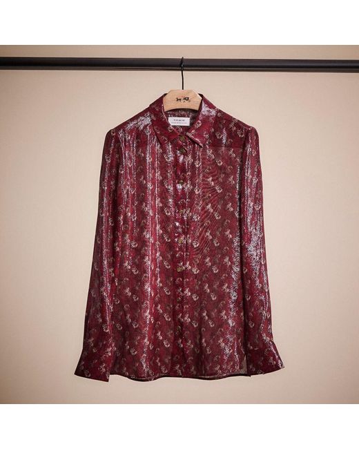 COACH Restored Horse And Carriage Print Shirt