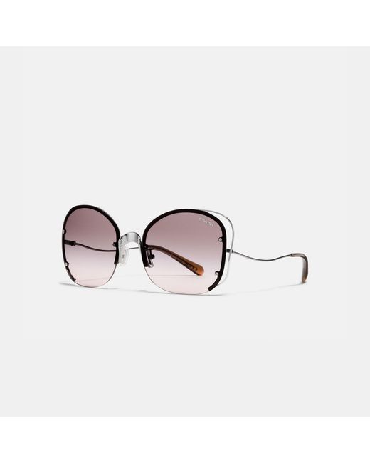COACH Multicolor Open Wire Sunglasses