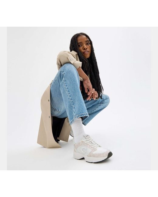 COACH White Strider Sneaker