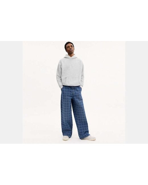 Pantalones COACH de hombre de color Blue