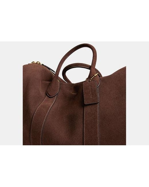 COACH Brown Compass Bag 45 for men