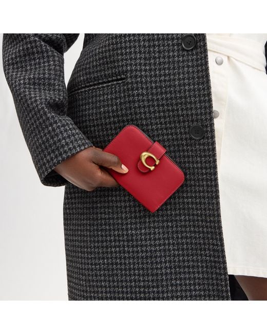 COACH Red Tabby Wallet