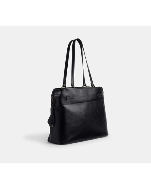 COACH Black Easton Tote Bag