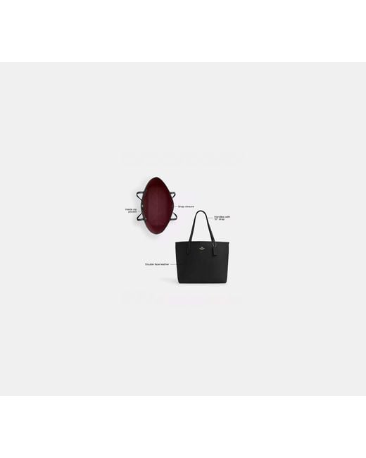 COACH Black City Tote Bag