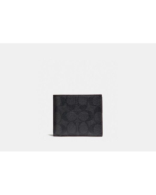 COACH Black 1 Wallet for men