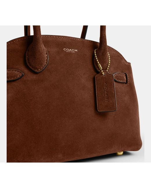 COACH Brown Soft Empire Carryall Bag 21