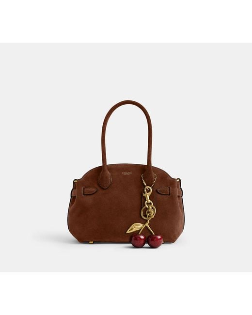 COACH Brown Soft Empire Carryall Bag 21