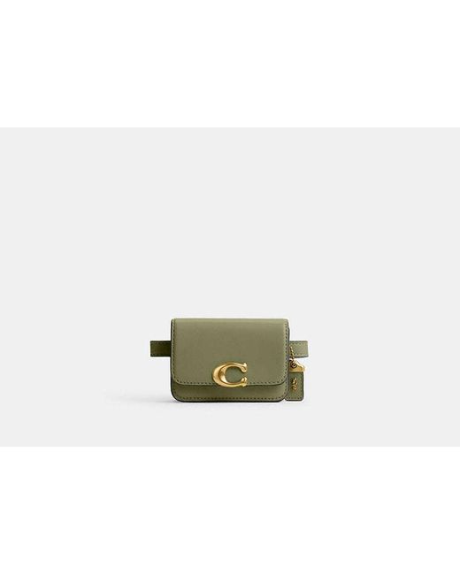 COACH Green Bandit Card Case Belt Bag