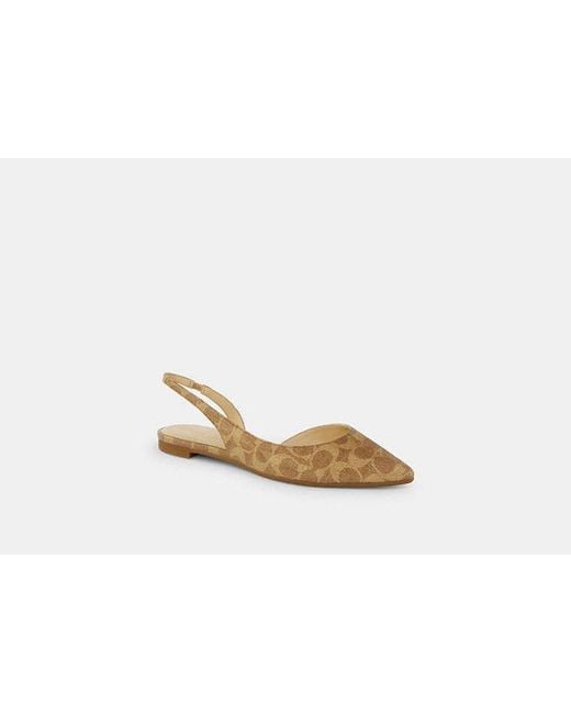 COACH Black Valerie Slingback