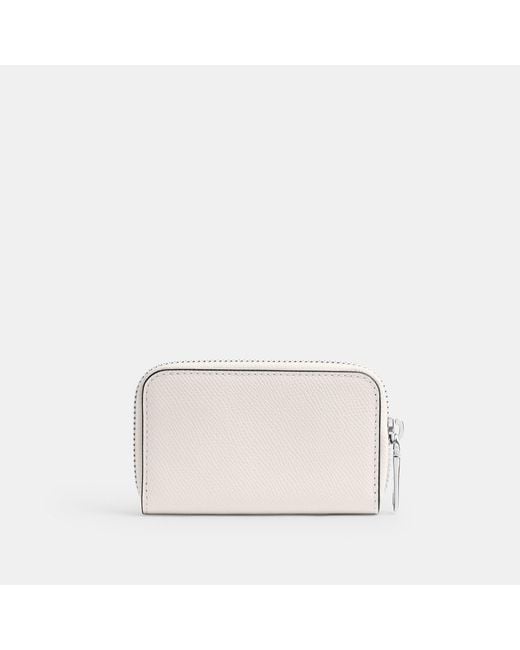 COACH Natural Small Zip Around Card Case for men